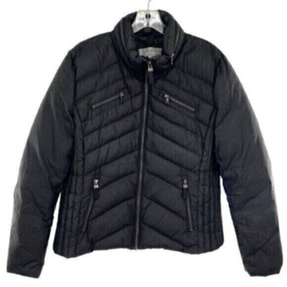 Andrew Marc New York Puffer Jacket Women’s Black Fitted - Picture 1 of 15